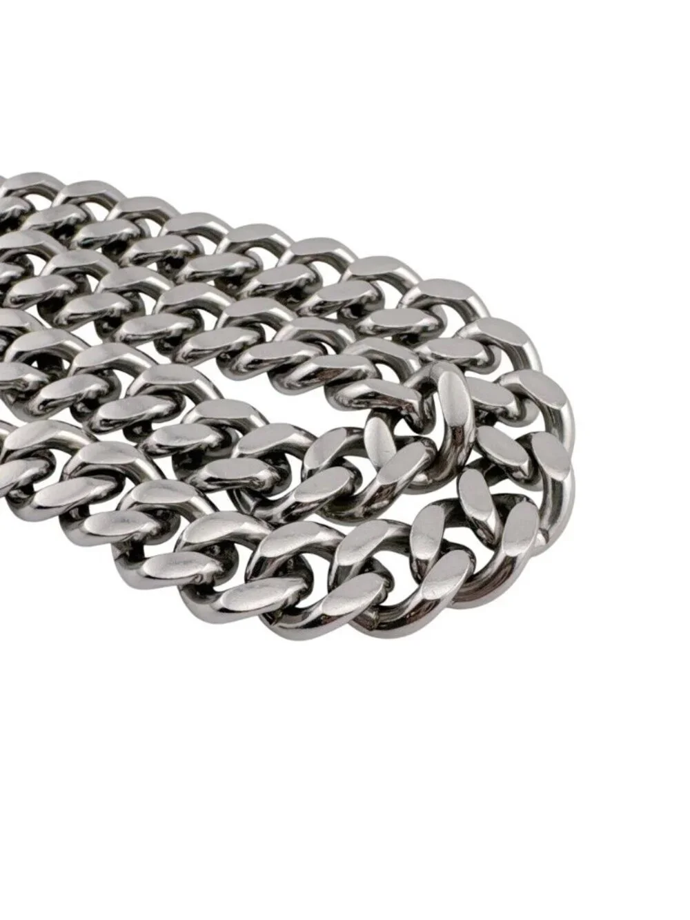 Fendi Logo Necklace Silver